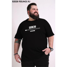 Kaos Pria Jumbo B2028 FEELINGS RJ