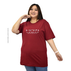 Kaos Oversize Wanita GODCS3A47188 SISTERS