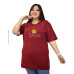 Kaos Oversize Wanita GODCS3A47191 SMILE