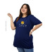 Kaos Oversize Wanita GODCS3A47191 SMILE