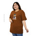 Kaos Oversize Wanita GODCS3A47194 HAPPIER