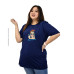 Kaos Oversize Wanita GODCS3A47196 BURQUEEN