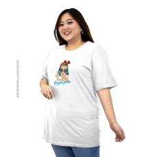 Kaos Oversize Wanita GODCS3A47196 BURQUEEN