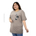 Kaos Oversize Wanita GODCS3A47207 FOTOLADY