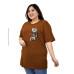 Kaos Oversize Wanita GODCS3A47207 FOTOLADY