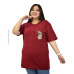 Kaos Oversize Wanita GODCS3A47210 PUPPY