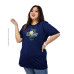 Kaos Oversize Wanita GODCS3A47214 MIGRAINE