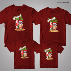 Kaos Couple Keluarga Edisi NATAL ODCS37703BCHST