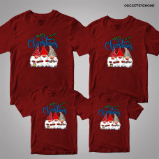 Kaos Couple Keluarga Edisi NATAL ODCS37707GNOME