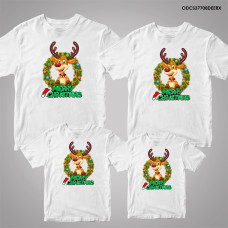 Kaos Couple Keluarga Edisi NATAL ODCS37708DEERX