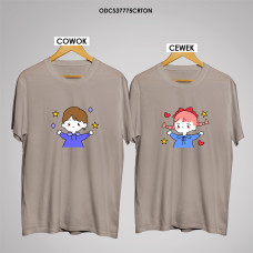 Kaos Couple Pria & Wanita  ODCS37775CRTON