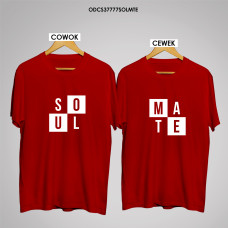 Kaos Couple Pria & Wanita  ODCS37777SOLMTE