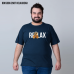 Kaos Pria Jumbo ODCS3DG2687 RELAXBEAR