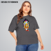 Kaos Oversize Wanita ODCS3DG2707 INDIANFOX