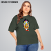 Kaos Oversize Wanita ODCS3DG2707 INDIANFOX