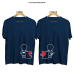 Kaos Couple Edisi Valentine ODCS3TD7264 HEARTPRT