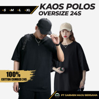 Kaos Polos Oversize Lengan Pendek Combed24s