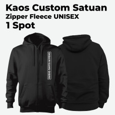 Sweater Custom Fleece Hoodie Zipper (SABLON 1 SPOT)